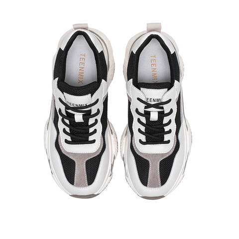 Teenmix/天美意2020春商场同款复古撞色老爹鞋女旅游鞋休闲鞋AW351AM0