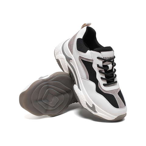 Teenmix/天美意2020春商场同款复古撞色老爹鞋女旅游鞋休闲鞋AW351AM0