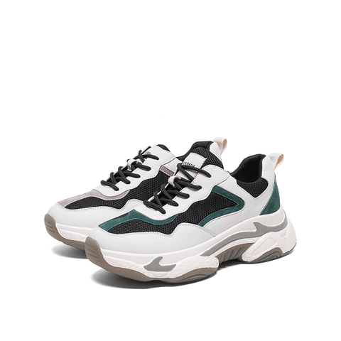 Teenmix/天美意2020春商场同款复古撞色老爹鞋女旅游鞋休闲鞋AW351AM0