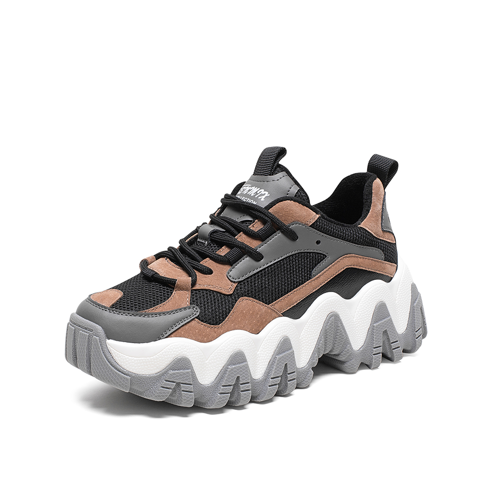 Teenmix/天美意2020春新款复古厚底老爹鞋女旅游鞋休闲鞋A0620AM0