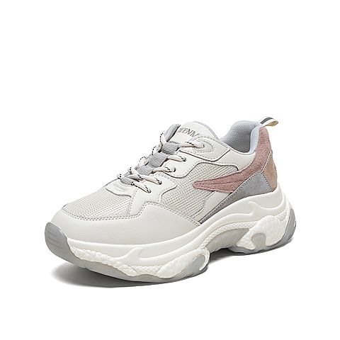 Teenmix/天美意2020春商场同款拼色厚底运动风老爹鞋女旅游休闲鞋AW481AM0