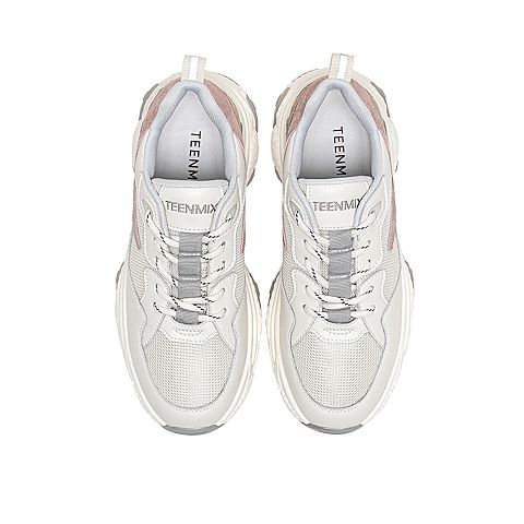 Teenmix/天美意2020春商场同款拼色厚底运动风老爹鞋女旅游休闲鞋AW481AM0