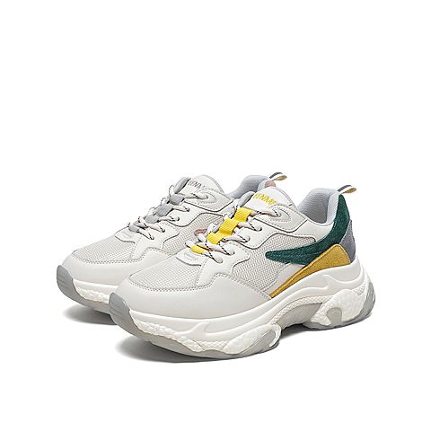 Teenmix/天美意2020春商场同款拼色厚底运动风老爹鞋女旅游休闲鞋AW481AM0