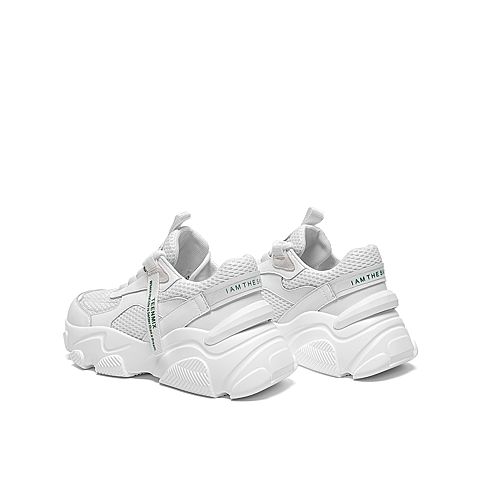 Teenmix/天美意2020春新款酷帅个性织带老爹鞋女休闲鞋A9883AM0