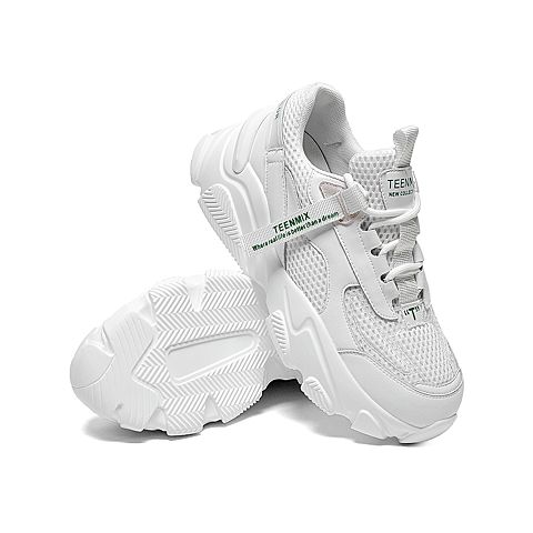 Teenmix/天美意2020春新款酷帅个性织带老爹鞋女休闲鞋A9883AM0