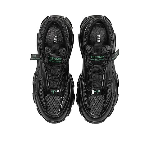 Teenmix/天美意2020春新款酷帅个性织带老爹鞋女休闲鞋A9883AM0