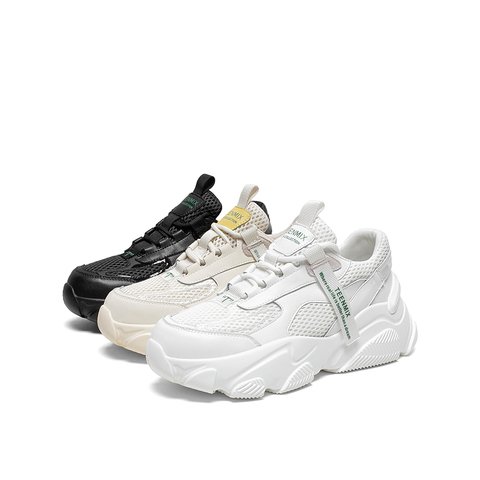 Teenmix/天美意2020春新款酷帅个性织带老爹鞋女休闲鞋A9883AM0