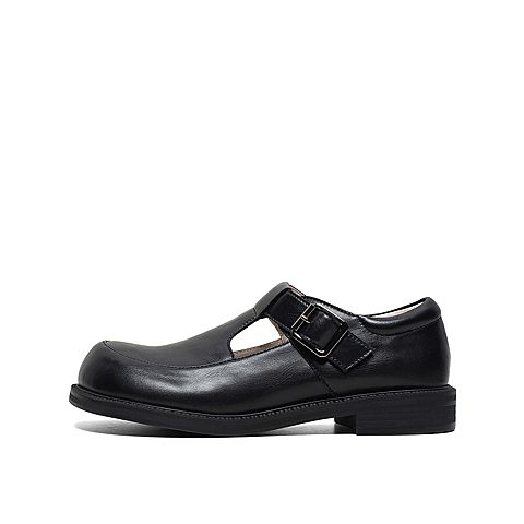 Teenmix/天美意2020春新款英伦风复古娃娃鞋女皮鞋单鞋A2067AM0