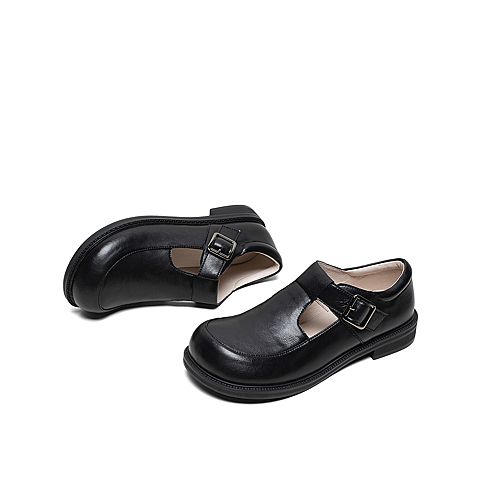 Teenmix/天美意2020春新款英伦风复古娃娃鞋女皮鞋单鞋A2067AM0