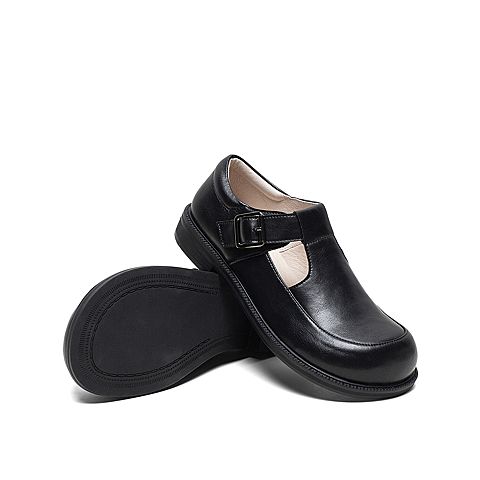 Teenmix/天美意2020春新款英伦风复古娃娃鞋女皮鞋单鞋A2067AM0