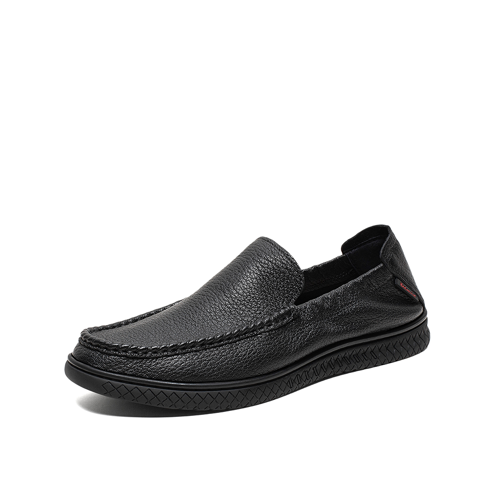 Teenmix/天美意2020夏新款商场同款一脚蹬单鞋羊皮革男休闲皮鞋CPF04BM0