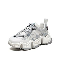 Teenmix/天美意2020春新款商场同款复古厚底女老爹鞋休闲鞋AX071AM0