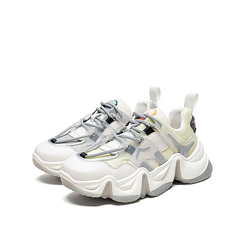 Teenmix/天美意2020春新款商场同款复古厚底女老爹鞋休闲鞋AX071AM0