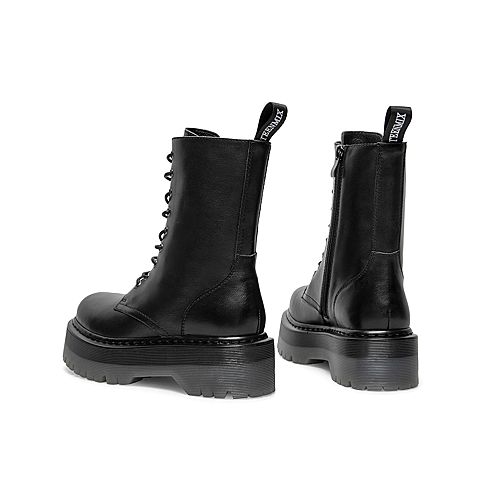 Teenmix/天美意2020冬新款商场同款中筒女靴MDX40DZ0