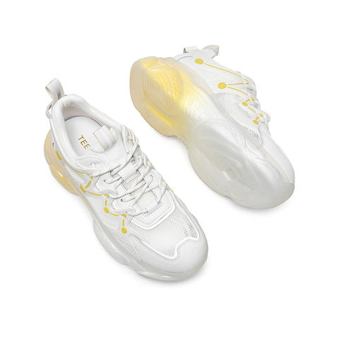 Teenmix/天美意2021春新款商场同款减龄甜美老爹鞋厚底运动女休闲鞋AZ581AM1