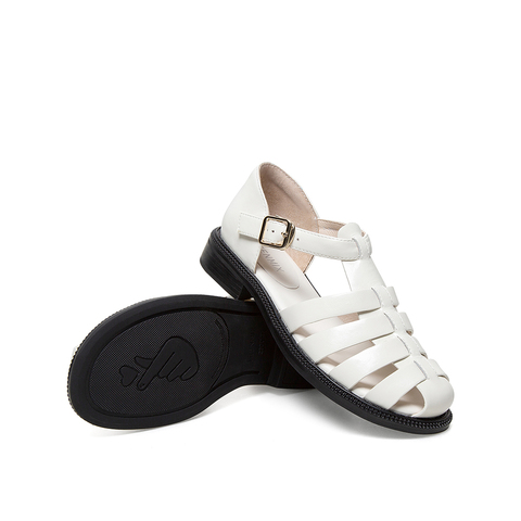 Teenmix/天美意2021夏新款镂空休闲罗马鞋舒适女凉鞋1LMX0BK1