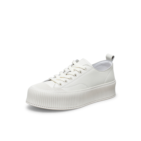 Teenmix/天美意2021春新款学院百搭日系女休闲板鞋1XBX8AM1