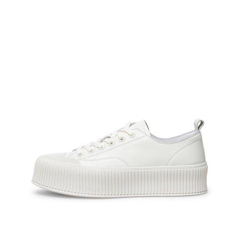 Teenmix/天美意2021春新款学院百搭日系女休闲板鞋1XBX8AM1