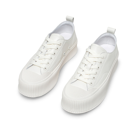 Teenmix/天美意2021春新款学院百搭日系女休闲板鞋1XBX8AM1