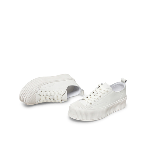 Teenmix/天美意2021春新款学院百搭日系女休闲板鞋1XBX8AM1