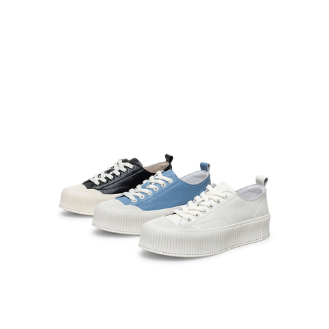 Teenmix/天美意2021春新款学院百搭日系女休闲板鞋1XBX8AM1