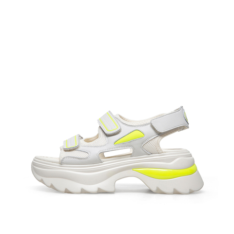 Teenmix/天美意2021夏新款商场同款运动范户外时尚沙滩女凉鞋1LDL4BL1