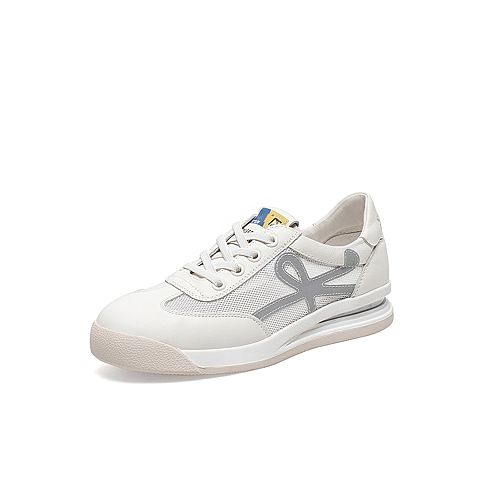 Teenmix/天美意2021夏新款商场同款运动风镂空透气跑鞋女休闲鞋BA581BM1