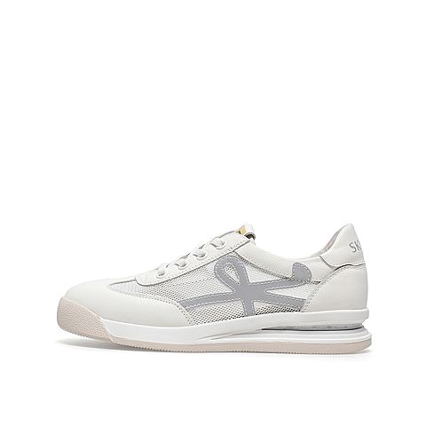 Teenmix/天美意2021夏新款商场同款运动风镂空透气跑鞋女休闲鞋BA581BM1