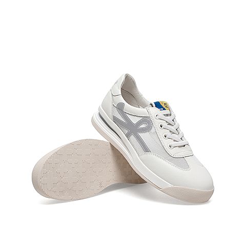 Teenmix/天美意2021夏新款商场同款运动风镂空透气跑鞋女休闲鞋BA581BM1