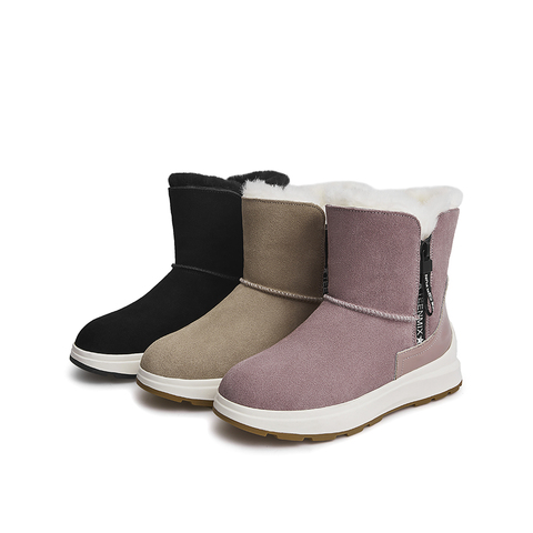 Teenmix/天美意2021冬新款保暖毛里雪地靴百搭女休闲靴1XDX0DZ1