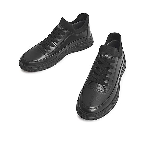 Teenmix/天美意2021冬新款商场同款时尚休闲板鞋男低靴3BJ01DD1