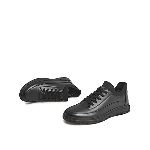 Teenmix/天美意2021冬新款商场同款时尚休闲板鞋男低靴3BJ01DD1