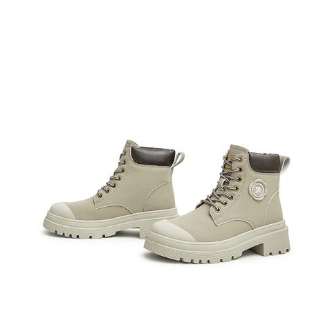 Teenmix/天美意2022冬商场同款厚底单绒工装靴女靴BF071DD2