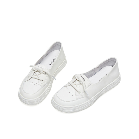 Teenmix/天美意2023春新款商场同款系带休闲百搭女小白鞋BF511AA3