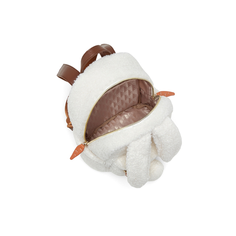 Teenmix/天美意2023春新款商场同款可爱毛绒兔兔双肩背包X2609AX3