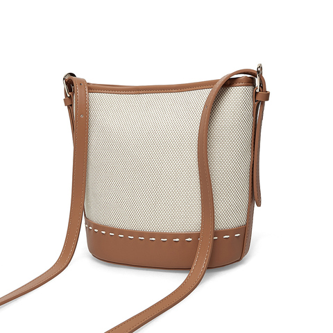 Teenmix/天美意2023夏新款商场同款水桶包大容量斜挎包X2600BX3