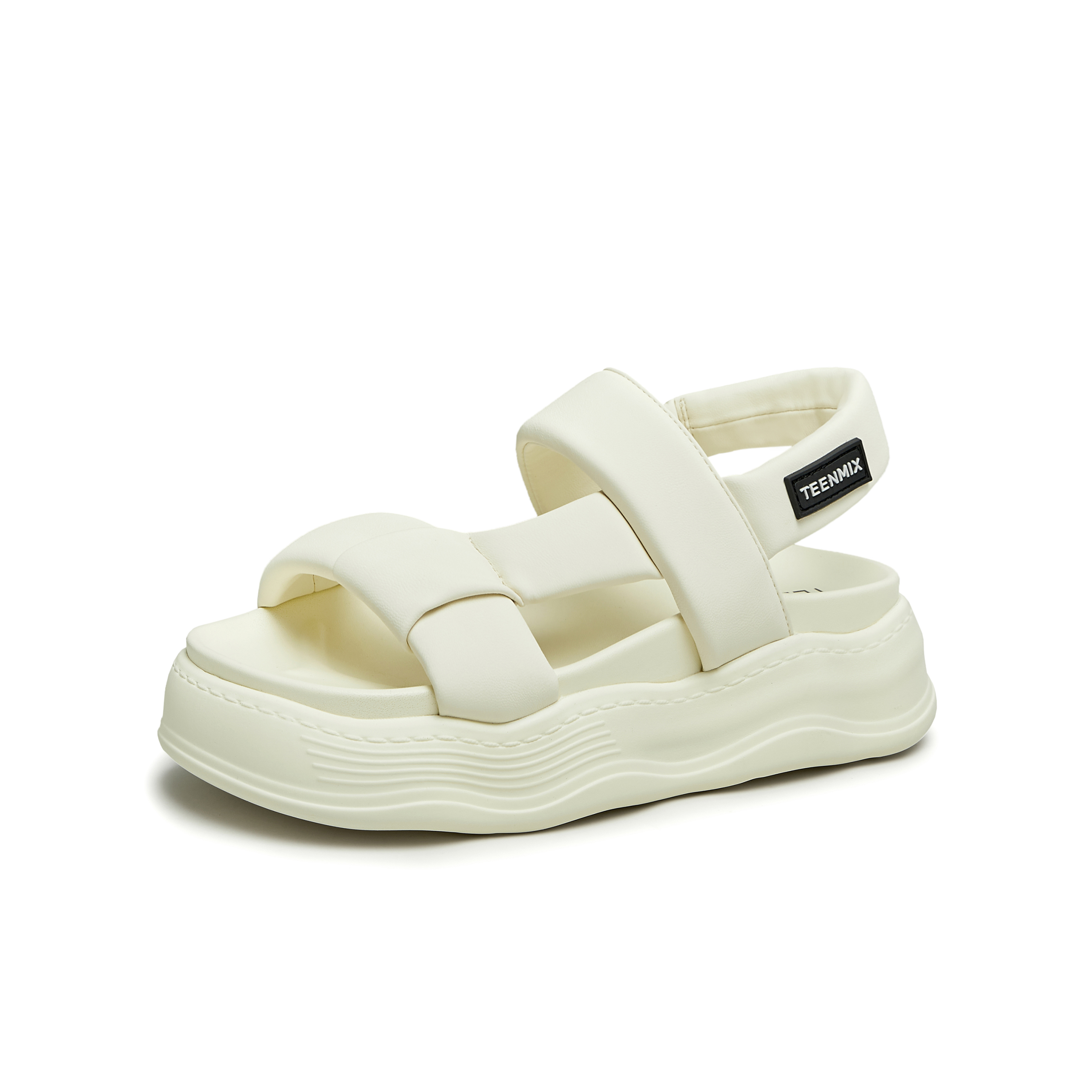 天美意2023夏新款商场同款厚底柔软舒适运动休闲女凉鞋BG581BL3