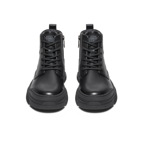 天美意2023冬新款商场同款简约时尚马丁靴休闲运动男靴DED09DD3