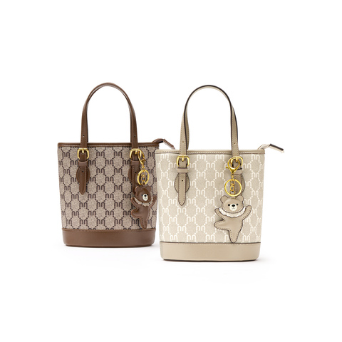 天美意2023秋新款商场同款经典可爱水桶包时尚女背提包X2702CX3