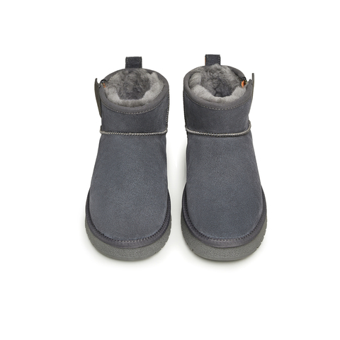 天美意2023冬新款商场同款简约休闲雪地靴保暖男短靴C2W43DD3
