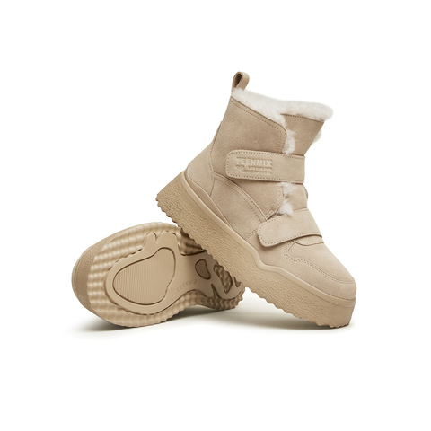 天美意2023冬新款商场同款厚底简约时尚雪地靴女休闲靴CPP41DD3