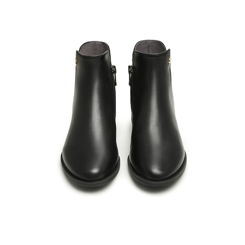 天美意2023冬新款商场同款气质英伦风时装靴优雅女靴CSV42DD3