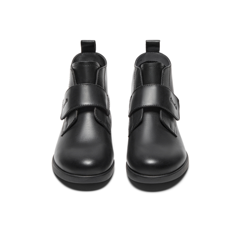 天美意2023冬新款商场同款简约时装靴休闲通勤女皮靴CCJ40DD3