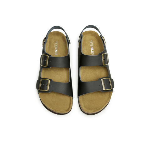 天美意2023夏新款商场同款沙滩鞋舒适露趾百搭帅气男凉鞋3JX01BT3