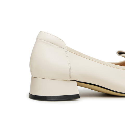 天美意2023秋商场同款粗跟浅口单鞋简约通勤女休闲鞋BG861CQ3