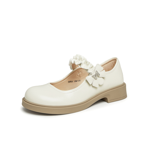 天美意2023秋新款商场同款复古甜美玛丽珍浅口女单鞋COY01CQ3