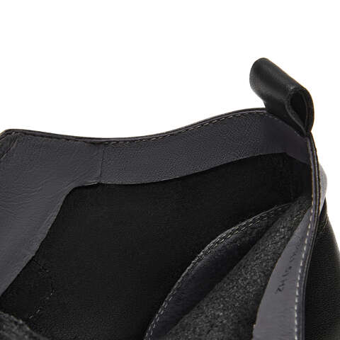 天美意2023冬新款商场同款简约时装靴休闲通勤女皮靴CCJ40DD3