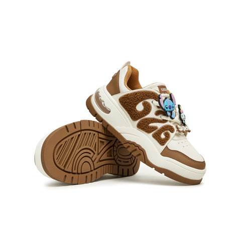 天美意2023秋新款商场同款史迪奇联名面包鞋女休闲板鞋CNE20DM3