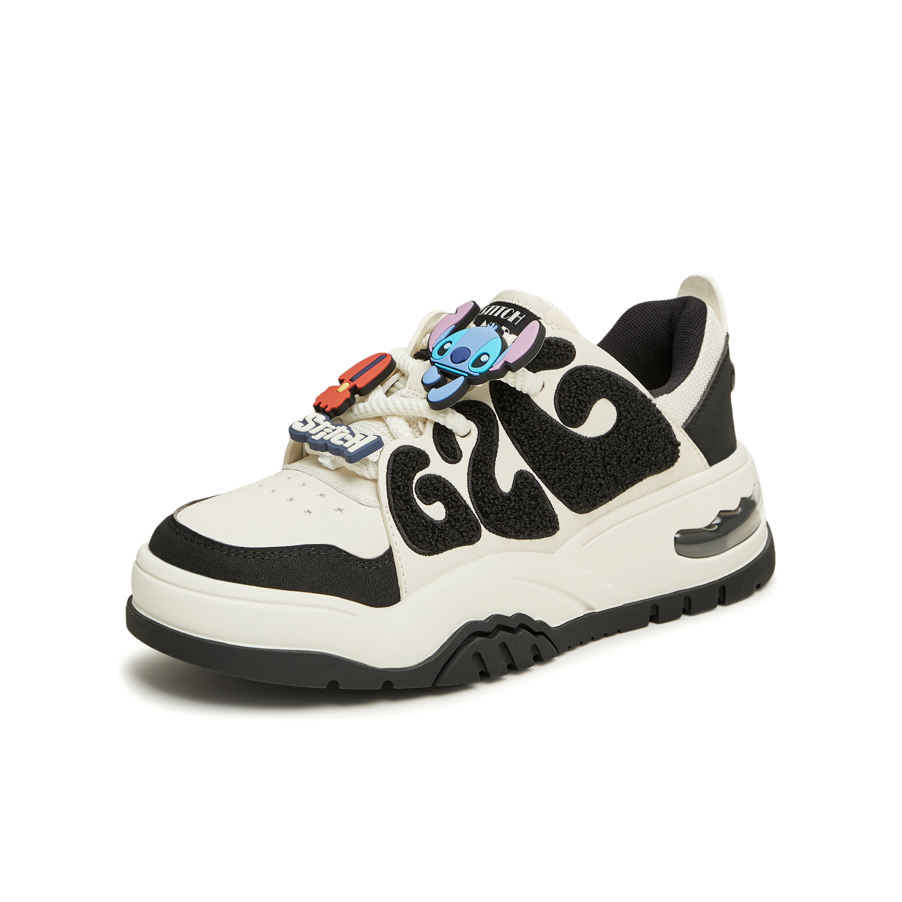 天美意2023秋新款商场同款史迪奇联名面包鞋女休闲板鞋CNE20DM3