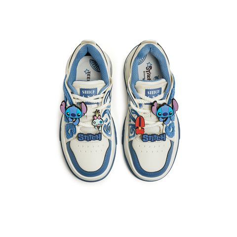 天美意2023秋新款商场同款史迪奇联名面包鞋女休闲板鞋CNE20DM3